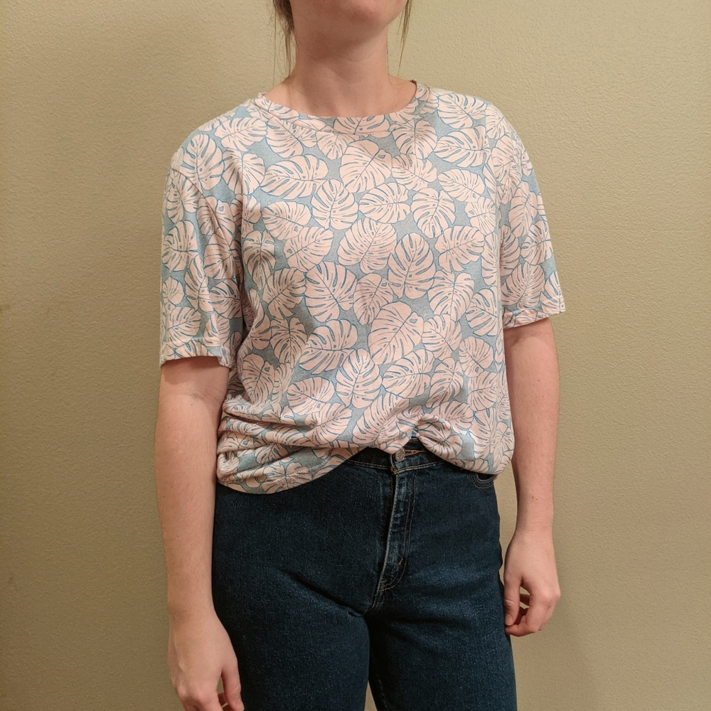 Palm tree frond tee-shirt